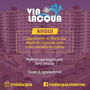  Apartamento Riviera Park - Via Lacqua Hospedagem Brasil